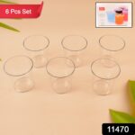 Apex Welcome Plastic Glass Set for Daily Use â€“ Set of 6 - Image 2