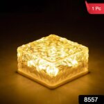 Solar Ice Cube Garden Light for Pathways & Christmas Decor - Image 2