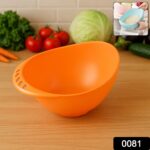 Virgin Rice Bowl Durable Plastic Strainer, Water Strainer | Vegetable & Fruits Washing Bowl - Image 2