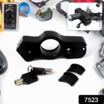 Motorcycle Grip Lock Universal Motorcycle Handlebar Throttle Grip Security Lock - Image 2