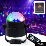 Party Lights, DJ Stage Light Disco Ball Light USB Charging Party Stage Lamp Party Light for Home Bar Car Wedding Holiday Party, Party Gift Kids Birthday - Image 2