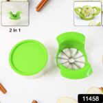 Apex Apple Cutter with Container â€“ Unbreakable ABS Body & Stainless Steel Blades - Image 2