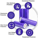 High-Capacity Released Rechargeable Batteries 3.7V 1200Mah Flat Top Lithium Rechargeable Battery (1pc) - Image 5